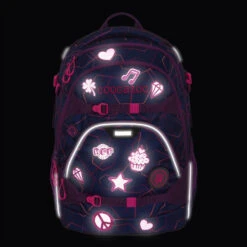 Coocazoo Aufkleber-Set "StickyRicky", Rot, Reflektierend Und Wasserfest, Selbstklebende Textilsticker -Coocazoo 49222