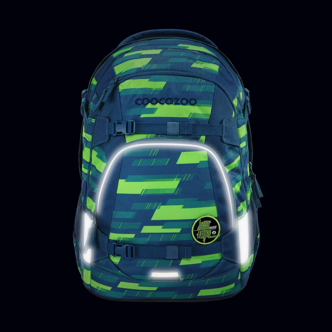 Schulrucksack Coocazoo MATE, Lime Stripe, AGR-Zertifikat 8 Schulrucksack Coocazoo MATE, Lime Stripe, AGR-Zertifikat – Bild 8